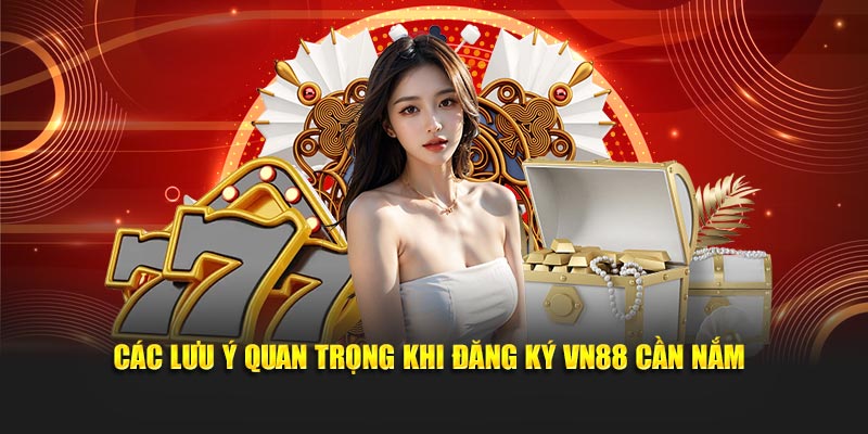 Các lưu ý quan trọng khi đăng ký VN88 cần nắm